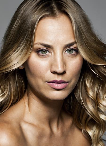 portrait of sks woman, epic (photo, studio lighting, hard light, sony a7, 50 mm, matte skin, pores, colors, hyperdetailed, hyperrealistic), <lora:locon_kaleycuoco_v1_from_v1_64_32:1.25>