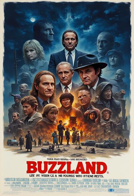 BUZZLAND Hollywood blockbuster movie poster