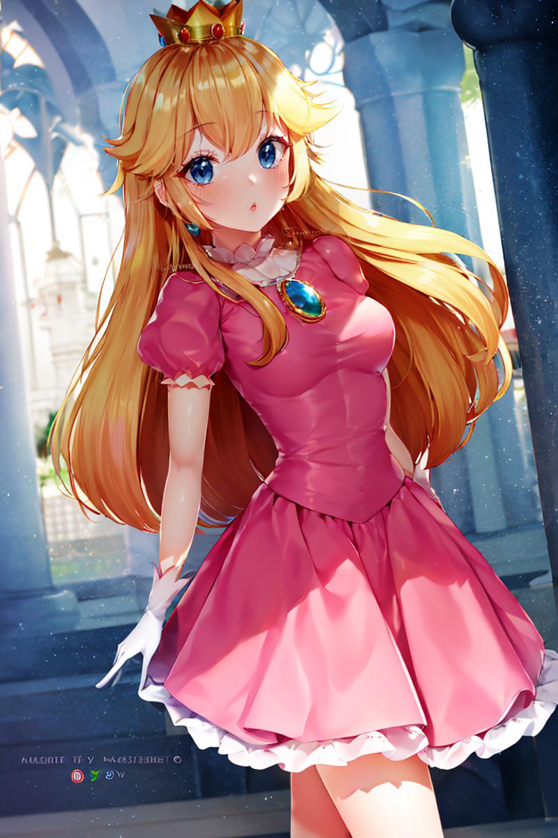 Princess Peach (ピーチ姫) - Super Mario Bros - COMMISSION image by CitronLegacy