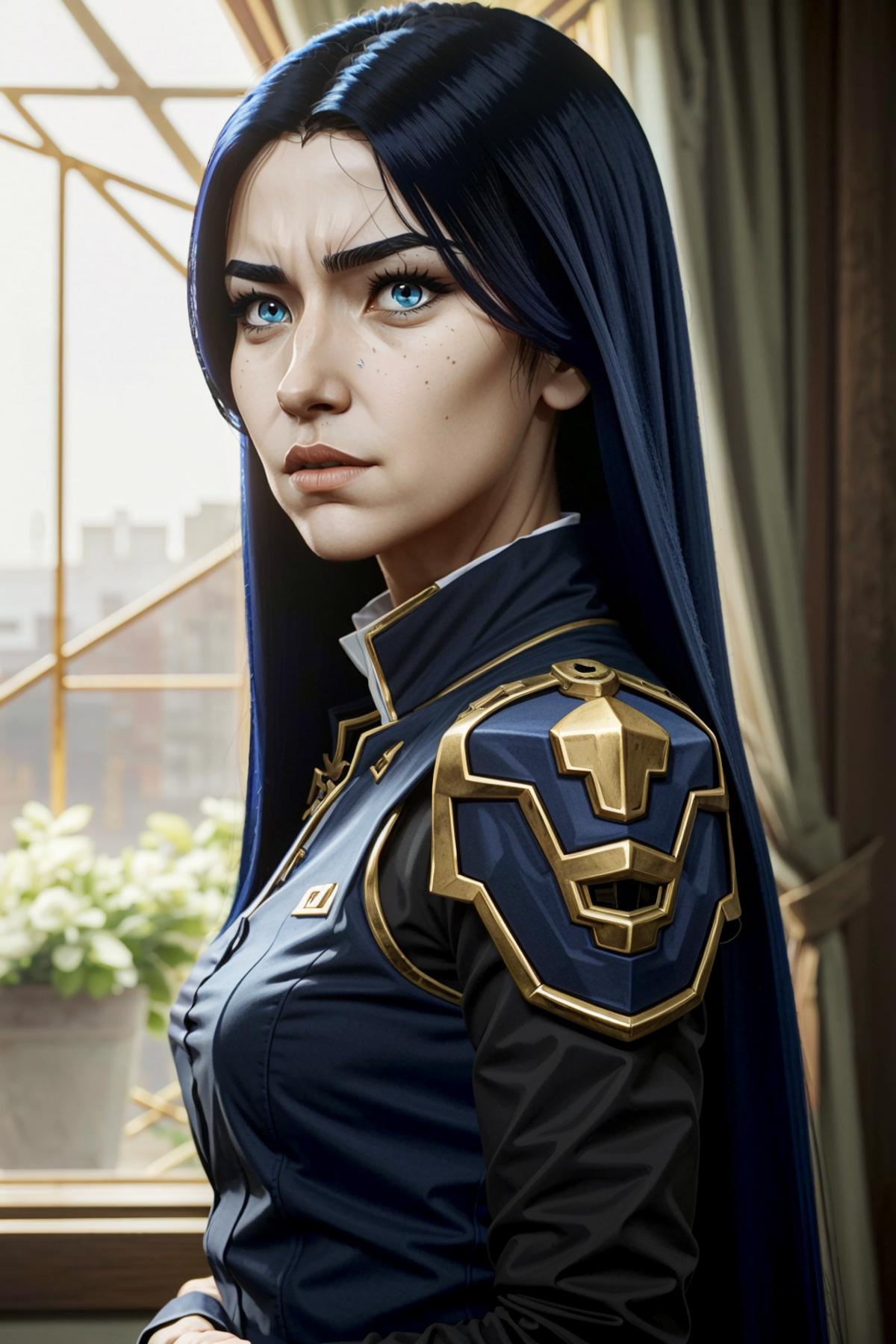 Caitlyn from Arcane: League of Legends image by BloodRedKittie