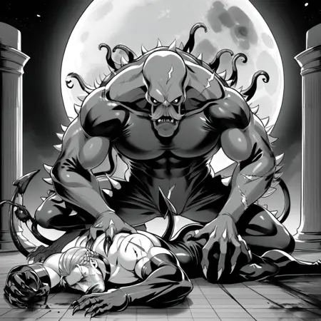 Demonic transformation NSFW