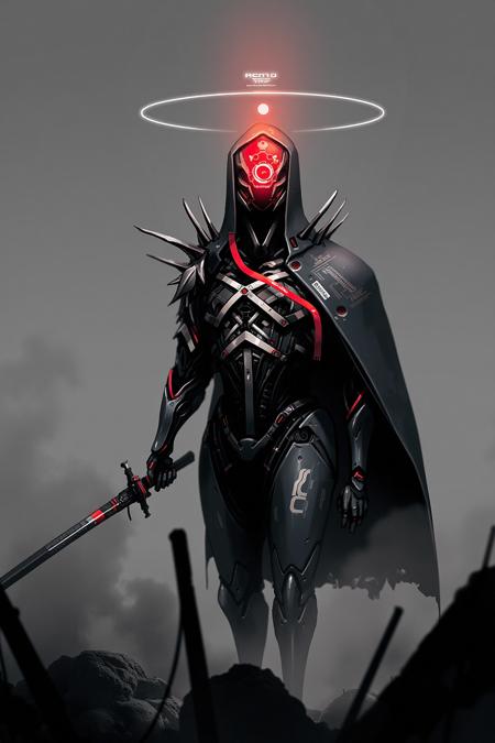 Dark sci-fi concept mecha v1.0