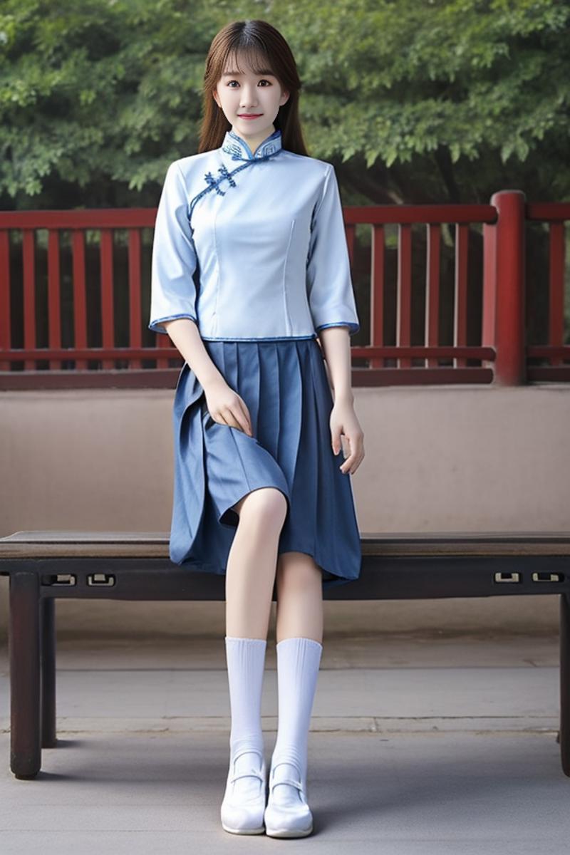 A simple school uniform一件简单的校服 image by Thxx