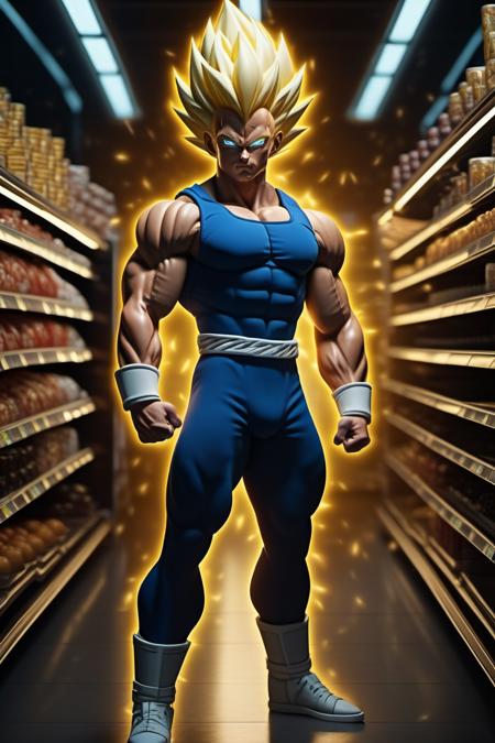 Vegeta - Dragon Ball - SDXL Realistic & Anime / Super Sayian v1.0