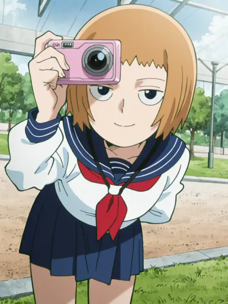 Ichi Mezato from Mob Psycho 100 (Illustration and PonyXL LoRa)