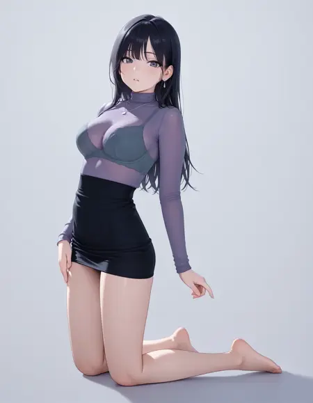 Clothing: See-through matching