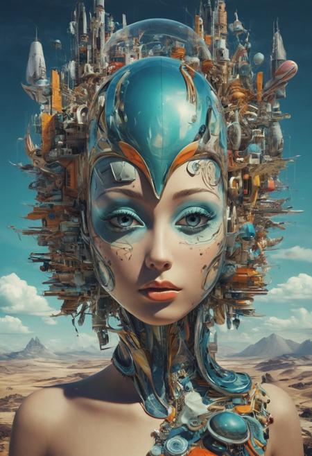 Futuristic, Fantastic, beautiful, exotic, magical, surreal, Abstract, absurd,