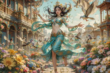 花开绘百世 Flowers paint the whole life