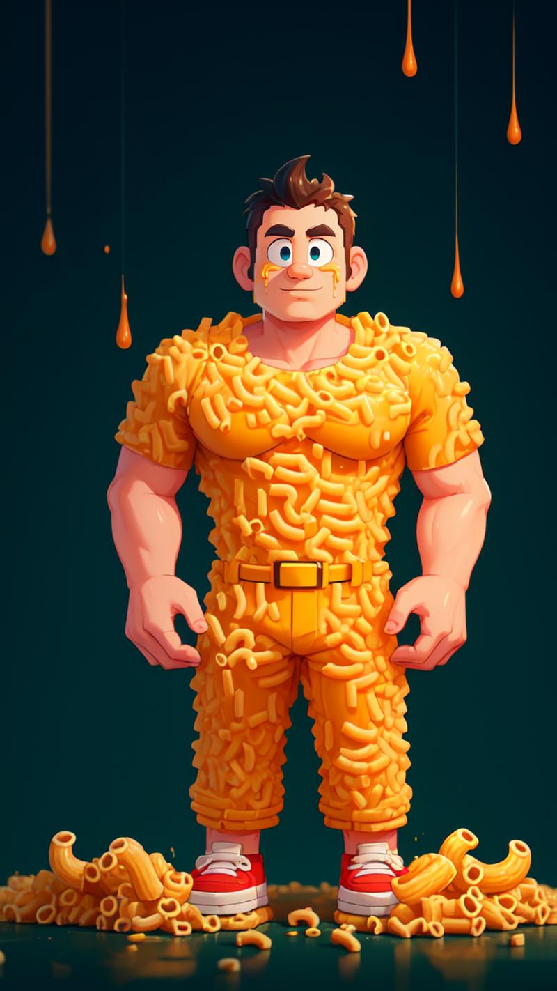 Cheesy Macaroni - Style image by ImJohnJohn