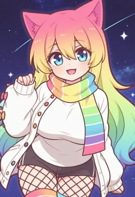 Rainbow Nyan: Kawaii Overload [Illustrious]
