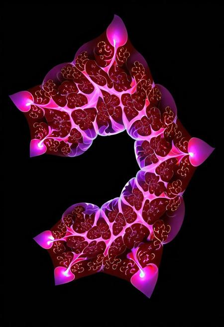 (The Dragon Curve, a fractal of folding and iteration:1.6), (segments shimmering with right-angled elegance:1.4), (curves glowing with self-avoiding intricacy:1.5), intricately coiled and self-similar, (fractal art by NASA and John Heighway:1.3), recursive folding patterns, iridescent scales, (emanating the beauty of the monster in mathematics:1.7), abstract origami background, fiery color scheme, (a curve that fills the plane, yet never quite touches itself:1.4)