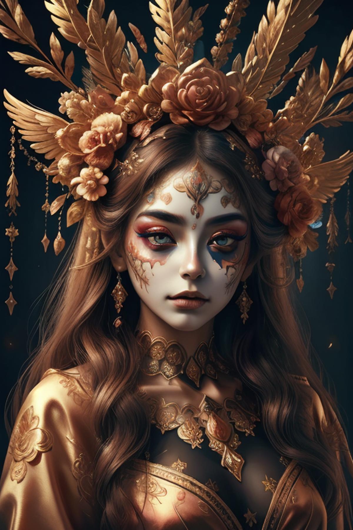 Face and Body Paint Concept image by YuntaoHu