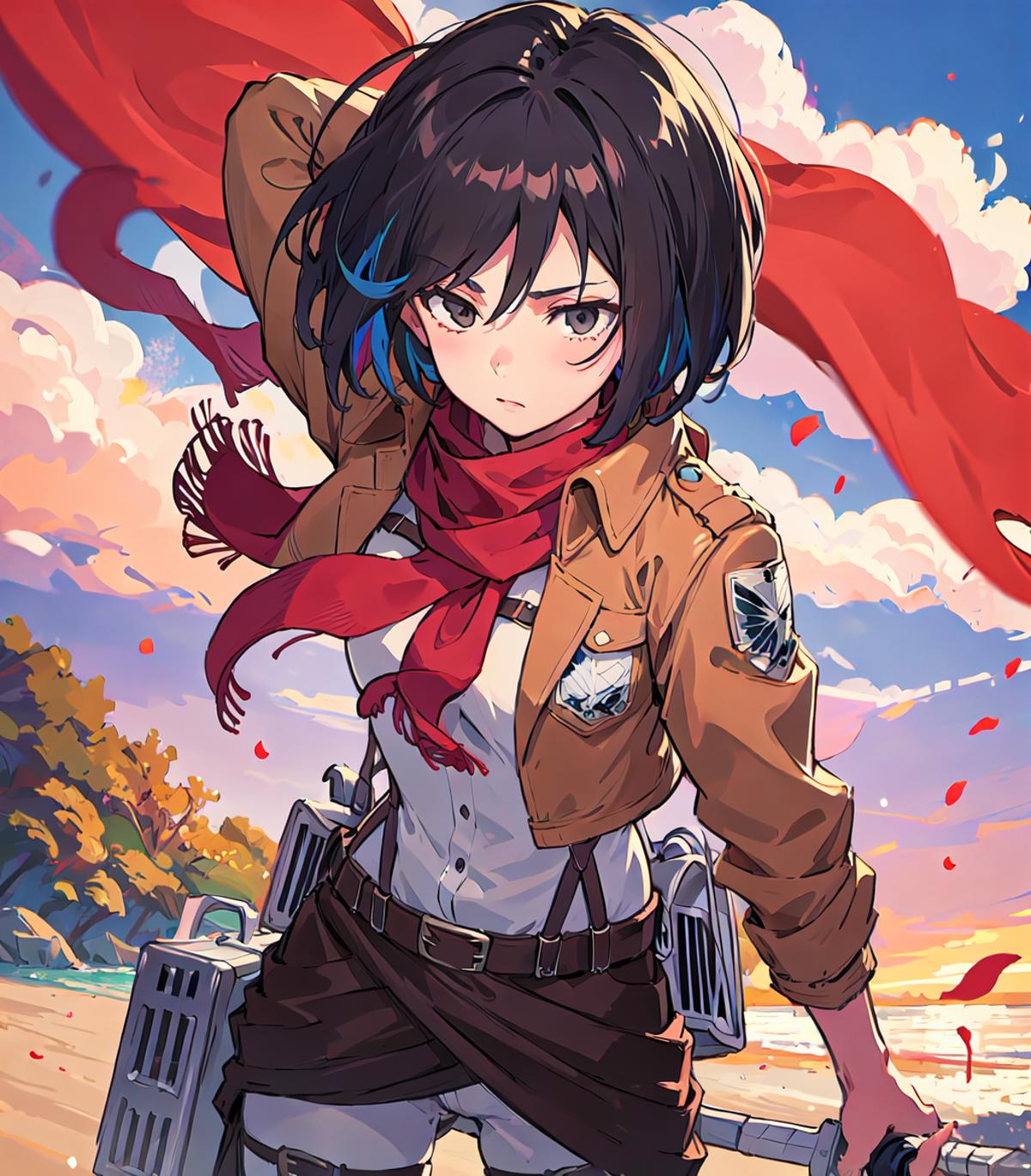 Mikasa Ackerman ミカサ・アッカーマン / Shingeki no Kyojin image by WD5000AAKX