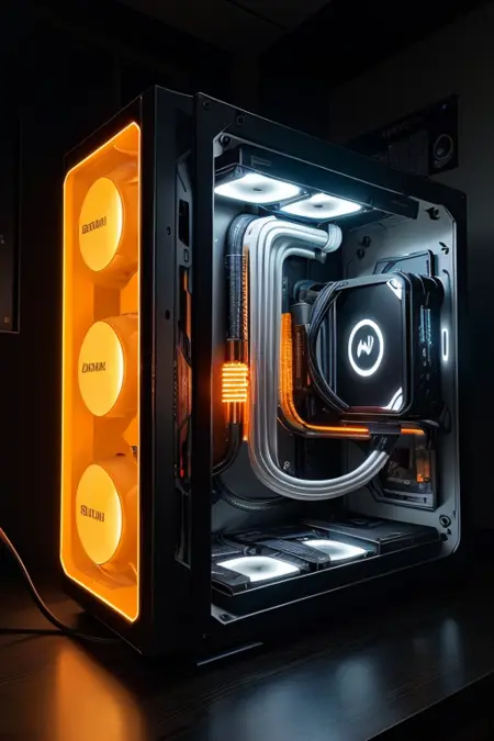 Desktop Personal Computer Concept