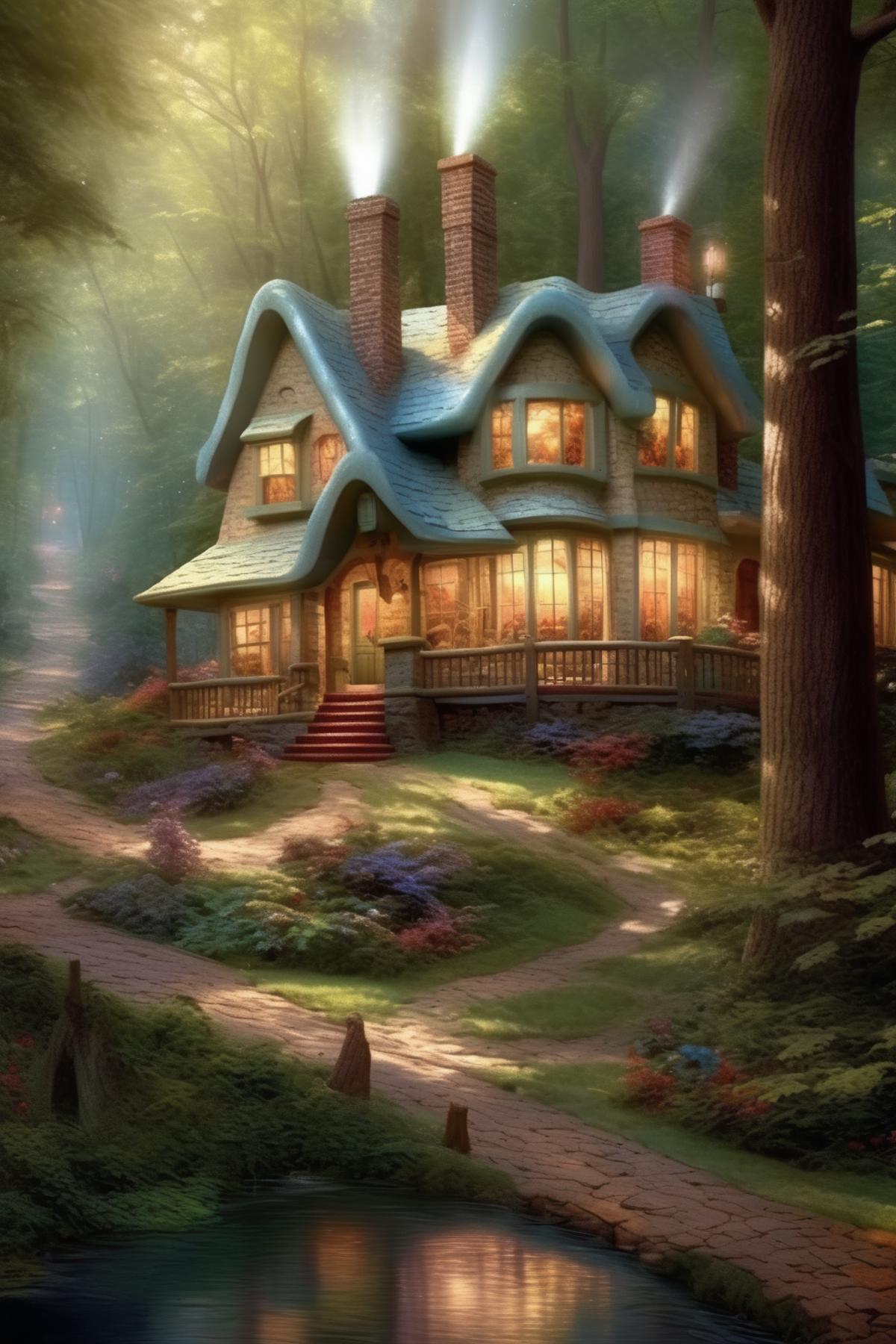 Thomas Kinkade Style image by Kappa_Neuro