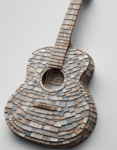 guitar made of mad-shingles <lora:Shingles_SDXL:1>