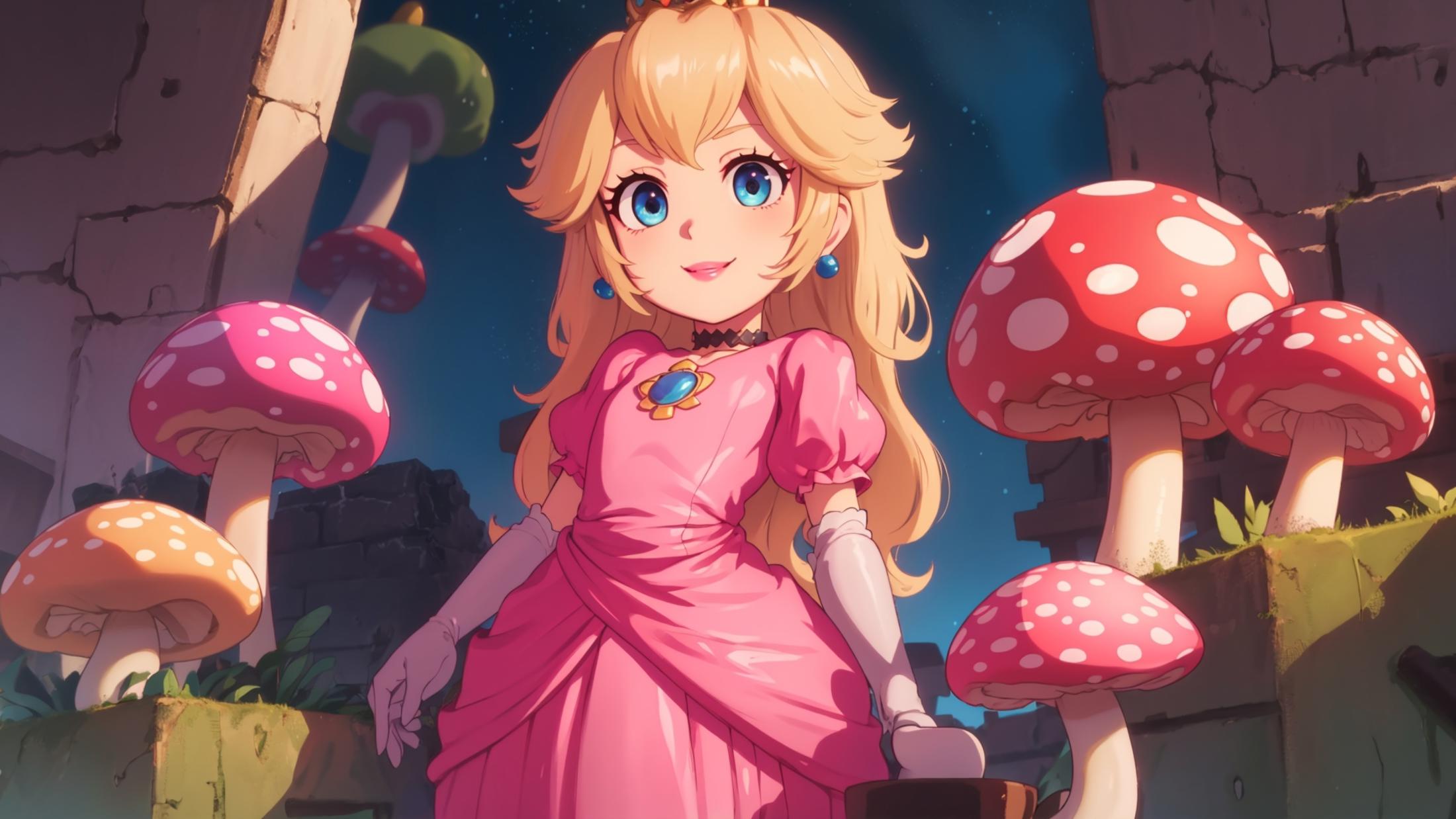 princess peach - The Super Mario Bros. Movie - movie like image by marusame