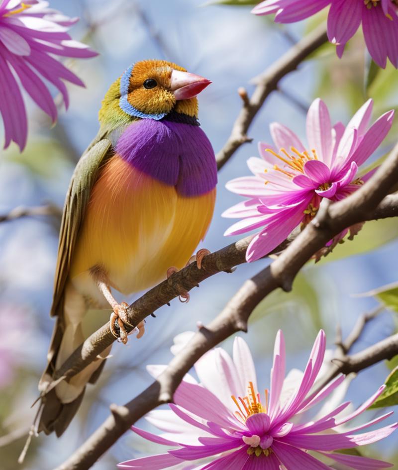 Erythrura gouldiae image by zerokool