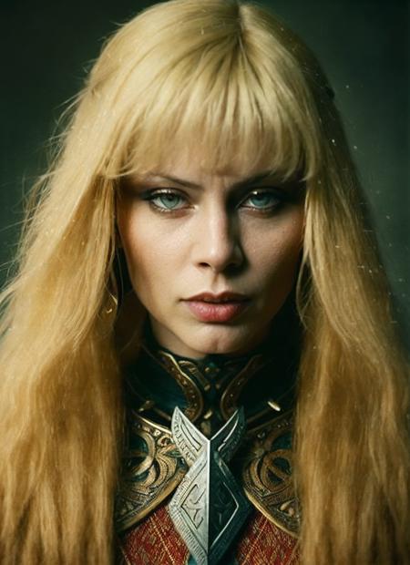 A stunning intricate full color portrait of (sks woman:1) as (viking warrior), (barbarian),  epic character composition, by ilya kuvshinov, alessio albi, nina masic, sharp focus, natural lighting, subsurface scattering, f2, 35mm, film grain, <lora:locon_izabela_v1_from_v1_64_32:1.25>