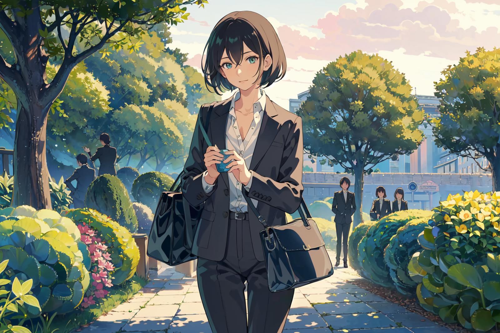 言叶之庭/The Garden of Words/新海诚/Makoto Shinkai/言の葉の庭です Lora image by chosen