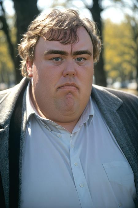 John Candy, Simple background ,<lyco:JohnCandy-V1-000020:1.0>, stunning intricate full color portrait, epic character composition, by ilya kuvshinov, alessio albi, nina masic, sharp focus, natural lighting, subsurface scattering, f2, 35mm, film grain