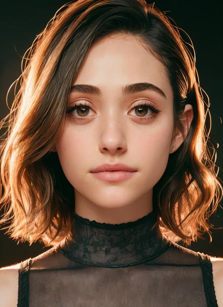 portrait of emmy rossum <lora:Emmy Rossum LoRA:0.7>, sick , wearing runway fashion , with gray Lob (long bob) , background ramen shop epic (photo, studio lighting, hard light, sony a7, 50 mm, matte skin, pores, colors, hyperdetailed, hyperrealistic)