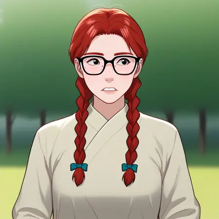 Nerdy Girl with Buckteeth [ Concept ] by Leaf