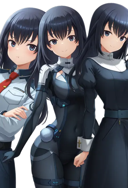 Kaede Agatsuma 吾妻 楓, / Kei Agatsuma - (3 OUTFITS) Alice Gear Aegis アリス・ギア・アイギス