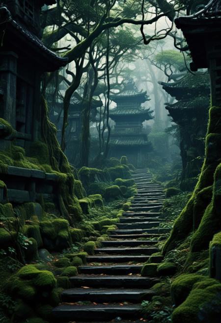 MOSSY BACKGROUND ⛩️ BY STX V1
