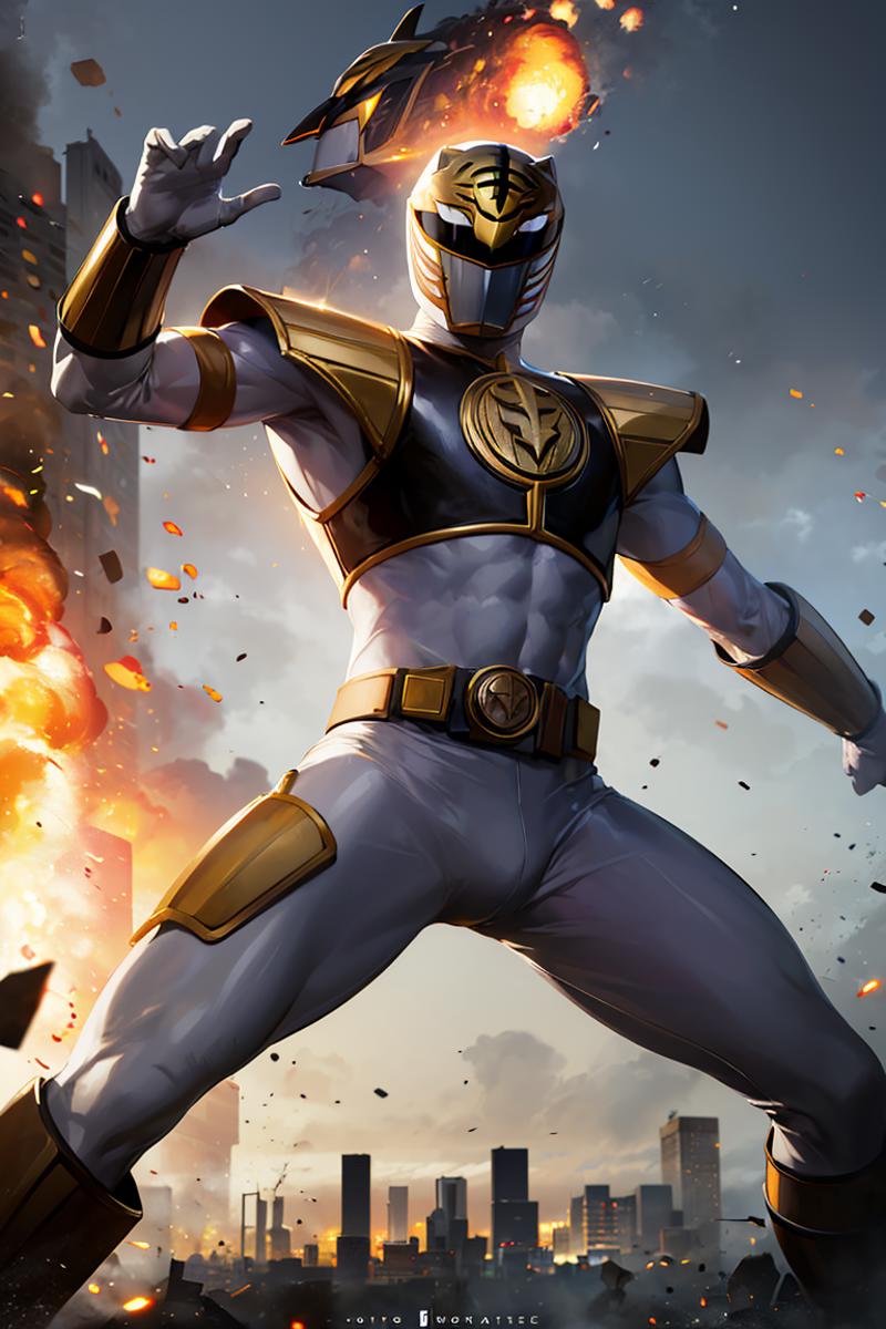 White Ranger (Mighty Morphing Power Rangers) image by CitronLegacy