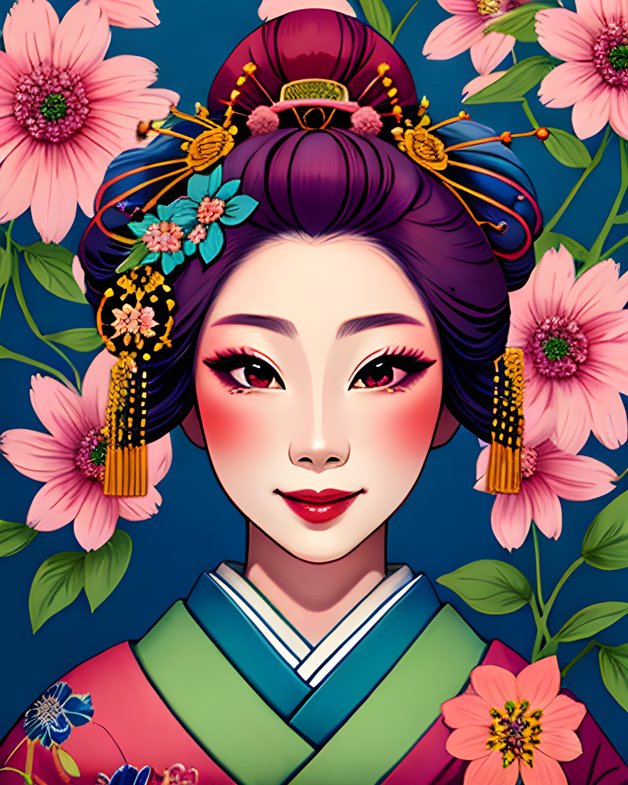 Oiran Traditional Fashion image by KimiKoro