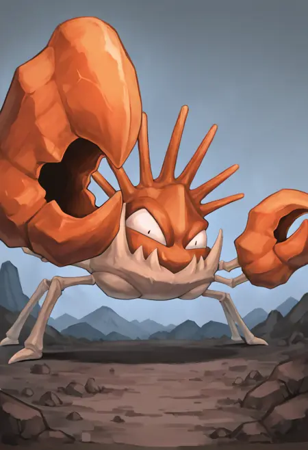 Kingler: King Crab | キングラー (Pokedex #0099) [Illustrious]