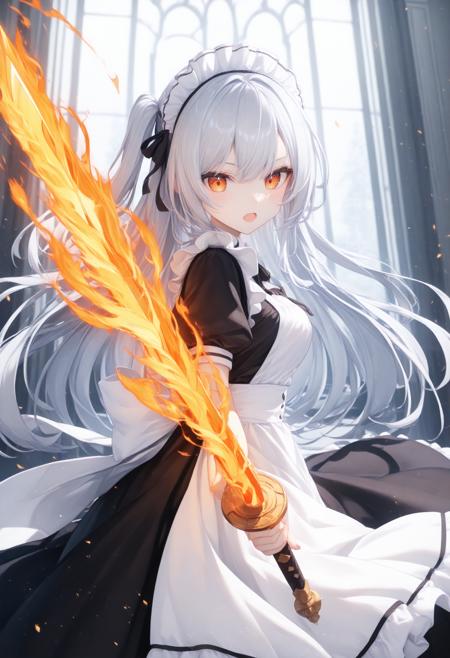 [SDXL&Pony] flaming sword / flame Sword / fiery sword / 炎の剣 / 火の剣 / フレイムソード Pony v1.0