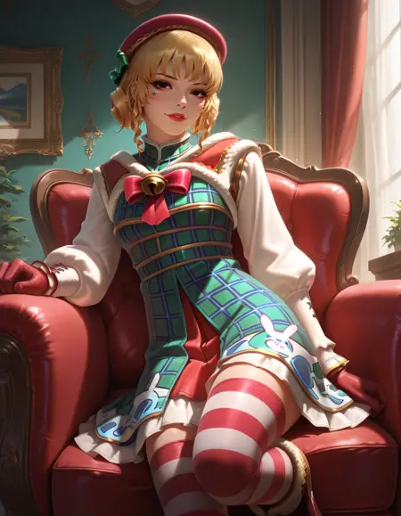 Sleighing D.Va skin (Pony & Illus)