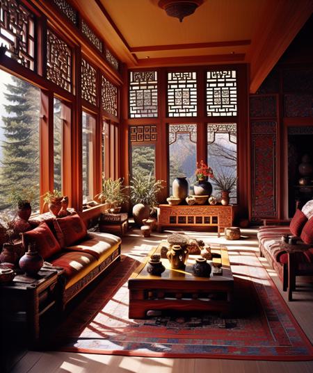 Tibetan-style interior design