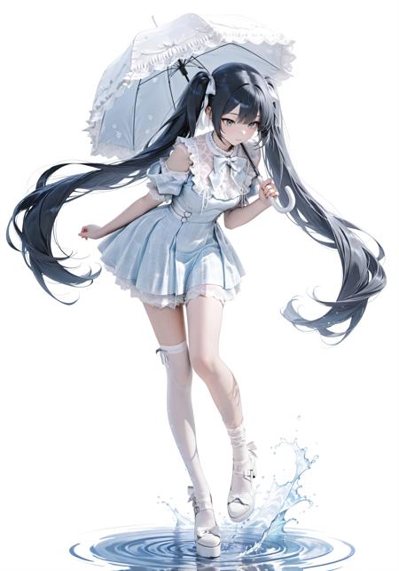 Lace frills short dress v2.0