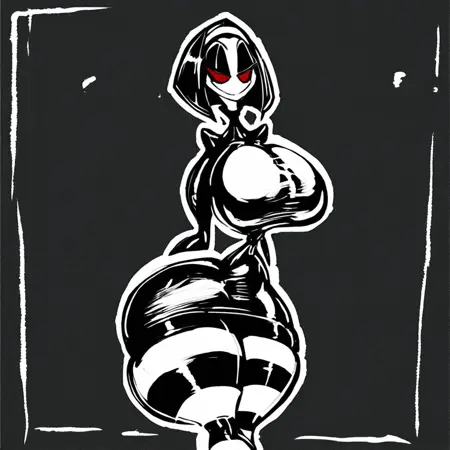 Eddie Stripesocks [GrayscaleRain OC]