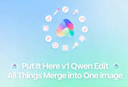 Put It Here v1 Qwen Edit All Things Merge into One Image