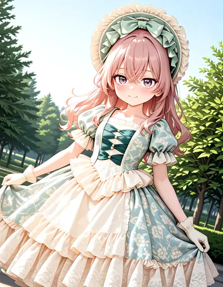 Victorian Rococo Dress - Illu