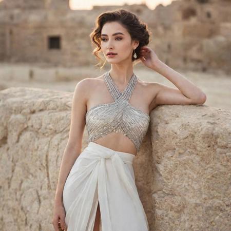 evening dress, fashion pose, Caucasian, European, Nordic, Arabian, Turkic, Persian, Slavic, women, caress, 20s, young woman, relaxed ambiance, outdoors, clean, fair, light, pale, white, light skin, pale skin, light skin tone, white skin, super pale, exotic, erotic, sultry, seductive, decadent, alluring, hedonistic, high class, high society, thin face, supermodel face, angelic face, cute, busty, large breasts, very large breasts, super large breasts, extremely large breasts, full breasts, huge breasts, giant breasts, giant tits, big tits, large bust, huge bust, large boobs, huge boobs, large bosom, voluptuous, perky breasts, firm breasts, shapely, thin waist, small waist, tiny waist, abs, strong abs, toned, toned body, toned abs, toned abdomen, wide hips, natural, no makeup, candid, thin, small stomach, strong abdomen, flat stomach, flat abdomen, flat abs, athletic, tall, very tall, super tall, extremely tall, leggy, lanky, long legs, goddess, elegant, elegance, graceful, classic, statuesque, high cheekbone, high nosebridge, deep eyes, big eyes, sultry eyes, glamourous