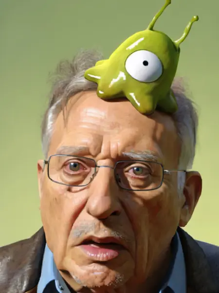 SDXL Brain Slug (Futurama creature)