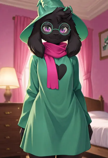 Ralsei - Black Fur | Deltarune (illustrious SDXL LoRA)