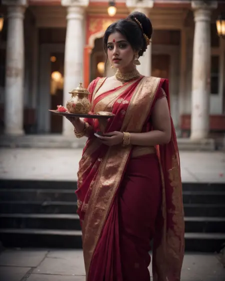 Bengali Style Saree