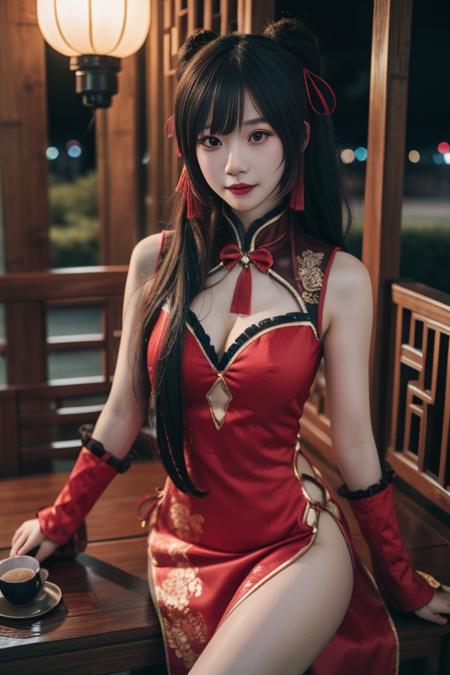 tokisaki kurumi,qipao, 