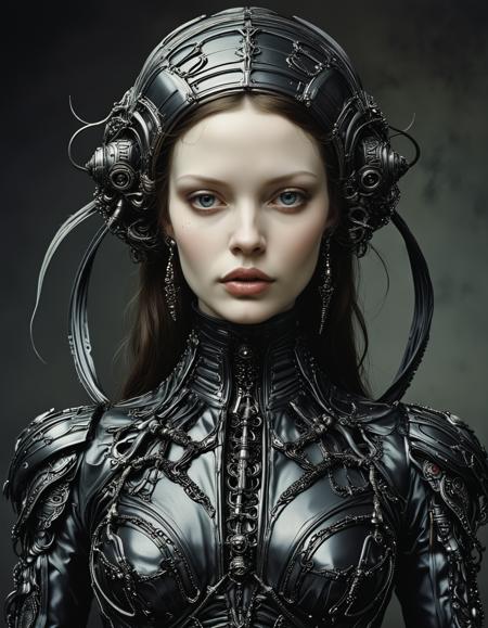([by H.R. Giger|by Albrecht Dürer]:1.5), (High Fashion:0.5)