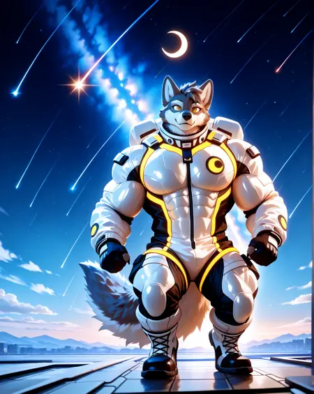 Furry Hyper Latex/Rubber Muscles