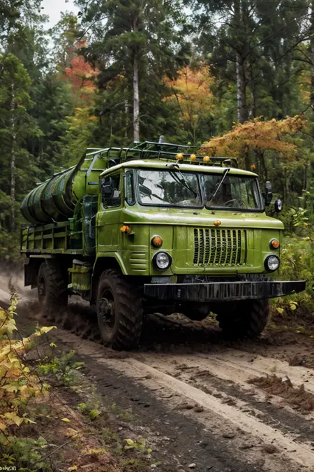 USSR truck GAZ-66 (СССР грузовой автомобиль ГАЗ-66)