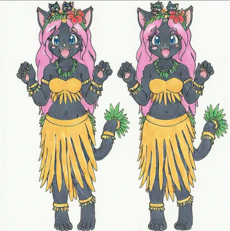 Mino'aka, the mischievous and the clever princess of the southern islands OC