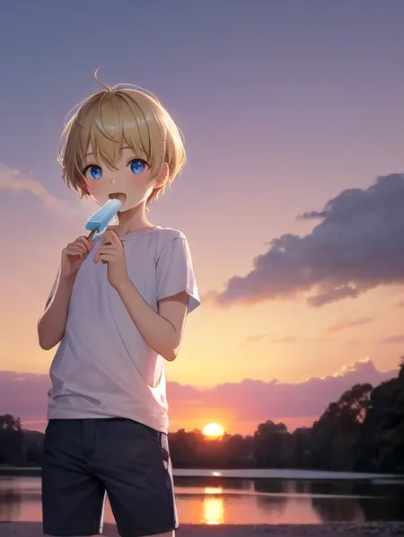 Scene - Eating Popsicle