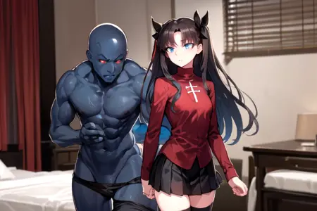 Orang Minyak x Rin Tohsaka (Folklore x Fate/Stay Night)